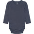 Mikk-Line Wool/Bamboo Bodysuit Long Sleeves (Solid) Wool Blue Nights